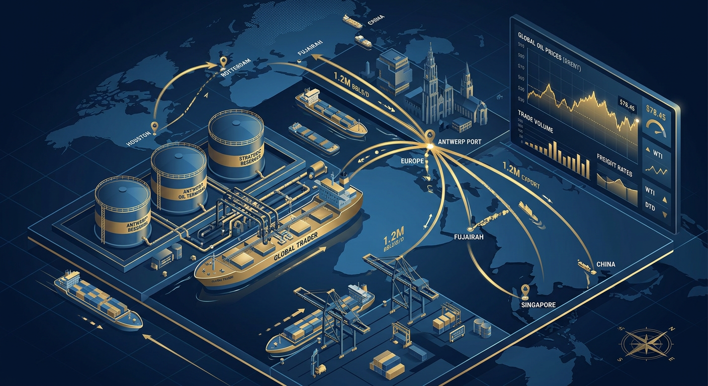 Illustrative image: Alkagesta Reports Record $3.5 Billion H1 Revenue and Targets Crude Market Entry