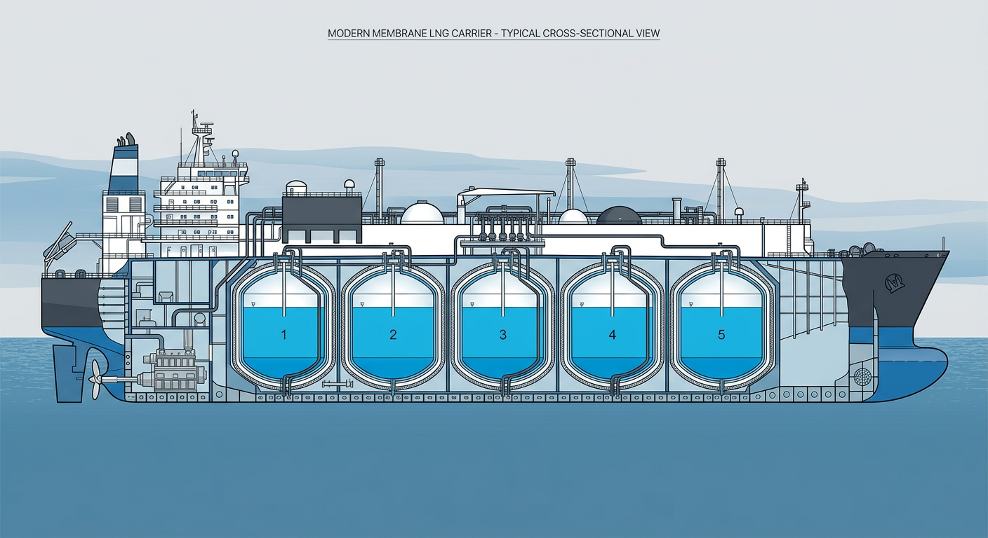 Illustrative image: GTT Secures Tank Design Order for Four ADNOC L&S LNG Carriers