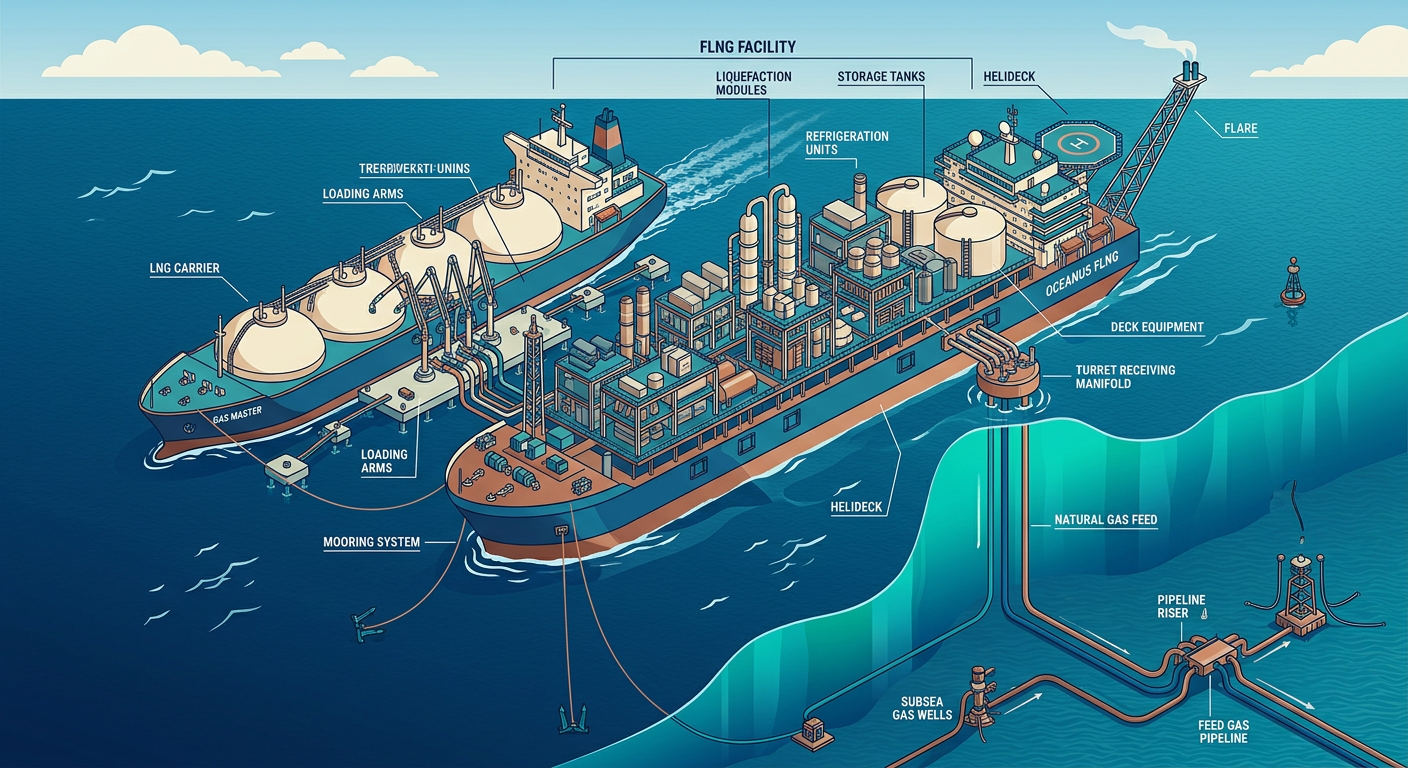 Illustrative image: Vitol Secures Equity Stake and 1.4 MTPA Offtake in $5bn Delfin Offshore LNG Project